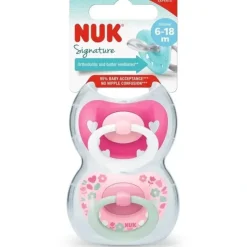 NUK Signature Soother 6-18 Months 2 Pack - cutbabycare.com | baby boutique & care hub* Clearance