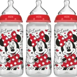Nuk Smooth Flow Baby Bottle Minnie Mouse 10 Oz 3Pk - cutbabycare.com | baby boutique & care hub* Best Sale