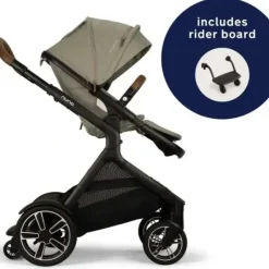 Nuna - DEMI Next Stroller with Rider Board, Hazelwood - cutbabycare.com | baby boutique & care hub* Online