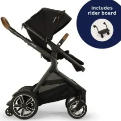 Nuna - DEMI Next Stroller with Rider Board, Caviar - cutbabycare.com | baby boutique & care hub* Flash Sale