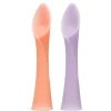 Ola Baby - 100% Silicone Soft-Tip Training Spoon for Baby Led Weaning, 2pack, Coral/Lilac - cutbabycare.com | baby boutique & care hub* Fashion