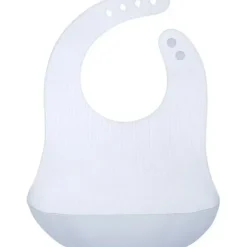 Ola Baby - Fold N Go Silicone Baby Waterproof Bib with Travel Case, Blueberry - cutbabycare.com | baby boutique & care hub* Clearance