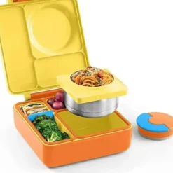 OmieBox - Insulated Bento Box with Leak Proof Thermos Food Jar, Sunshine - cutbabycare.com | baby boutique & care hub* Hot