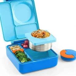 Health Safety|OmieBox - Insulated Bento Box with Leak Proof Thermos Food Jar, Blue Sky - cutbabycare.com | baby boutique & care hub