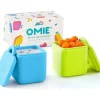 OmieBox - 2Pk Leakproof Dips Containers To Go, Blue/Lime - cutbabycare.com | baby boutique & care hub* Shop