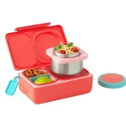 Shop All|OmieBox - Up Carton Bento Box, Cherry Pink - cutbabycare.com | baby boutique & care hub