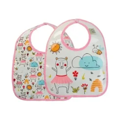Ore' Originals Clementine the Bear Mini Bib Gift Set, 2-Pack - cutbabycare.com | baby boutique & care hub* New