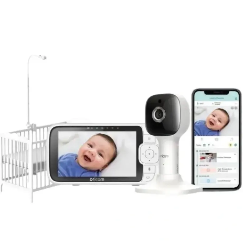 Oricom OBH650P 5” Smart HD Nursery Pal Skyview Baby Monitor With Cot Stand - cutbabycare.com | baby boutique & care hub* New