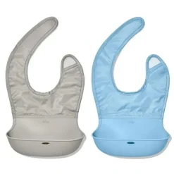 Oxo - 2Pk Roll Up Bib, Dusk & Drizzle - cutbabycare.com | baby boutique & care hub* Hot
