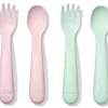 OXO - 4Pk Tot Plastic Fork and Spoon Set, Opal/Blossom - cutbabycare.com | baby boutique & care hub* Fashion