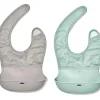 Oxo - 2Pk Tot Roll Up BiB, Opal And Drizzle - cutbabycare.com | baby boutique & care hub* Store