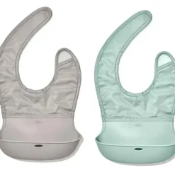 Oxo - 2Pk Tot Roll Up BiB, Opal And Drizzle - cutbabycare.com | baby boutique & care hub* Store