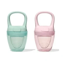 Oxo - 2Pk Tot Silicone Self-Feeder, Opal and Blossom - cutbabycare.com | baby boutique & care hub* Outlet
