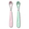 OXO - Tot Feeding Spoon Set with Soft Silicone, Opal/Blossom - cutbabycare.com | baby boutique & care hub* Clearance