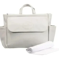 Pasito A Pasito - Changing Bag Sherwood, Light Grey - cutbabycare.com | baby boutique & care hub* Hot