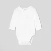 Patachou - Baby Boy Bodysuit Long Sleeved Knit, White - cutbabycare.com | baby boutique & care hub* Sale