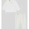 Paz Rodriguez - Baby Boy Pants & Blouse Set, Cream/Beige - cutbabycare.com | baby boutique & care hub* Outlet