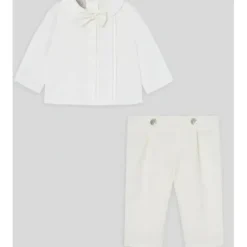 Paz Rodriguez - Baby Boy Pants & Blouse Set, Cream/Beige - cutbabycare.com | baby boutique & care hub* Outlet