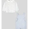 Paz Rodriguez - Baby Boy Romper & Blouse Set Glaciar, Chalk Blue - cutbabycare.com | baby boutique & care hub* Best Sale