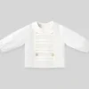Paz Rodriguez - Baby Boy Woven Newborn Blouse Dulzura, Cream - cutbabycare.com | baby boutique & care hub* Shop