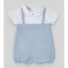 Paz Rodriguez - Baby Boy Woven Newborn Romper, Sky Blue - cutbabycare.com | baby boutique & care hub* Outlet