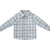 Paz Rodriguez - Baby Boy Woven Newborn Shirt Espacio, Dutch Blue - cutbabycare.com | baby boutique & care hub* Shop