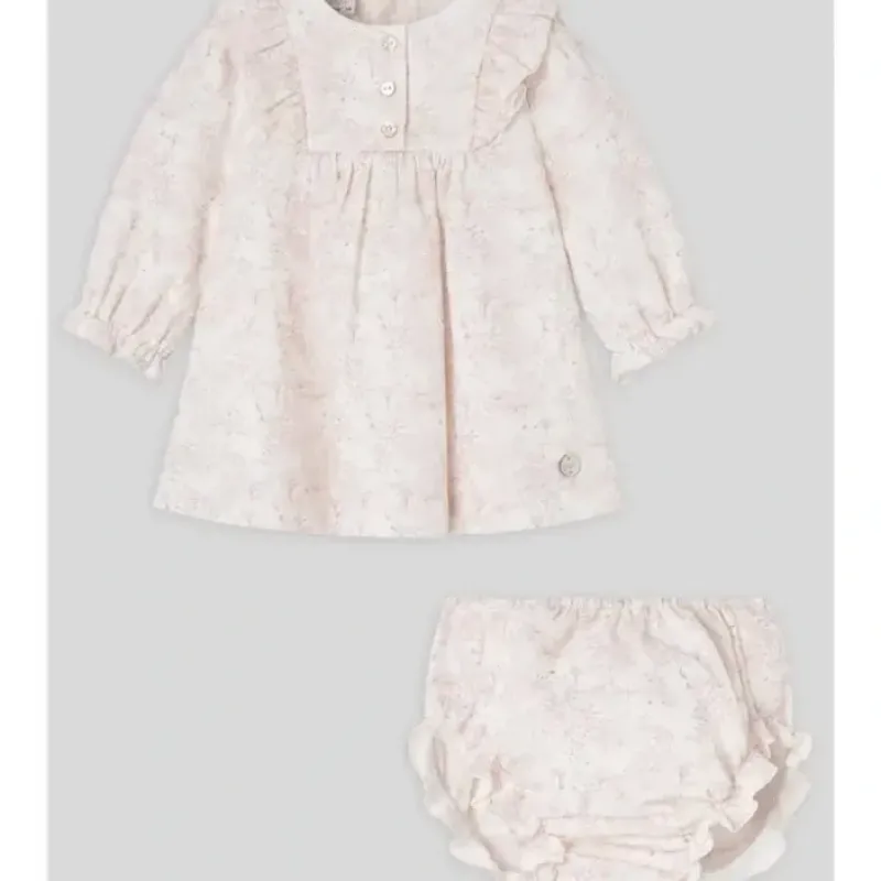 Paz Rodriguez - Baby Dress & Bloomer Set, Powder Pink - cutbabycare.com | baby boutique & care hub* Best Sale