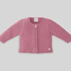 Paz Rodriguez - Baby Girl Knit Cardigan Bicos, Nostalgia Rose - cutbabycare.com | baby boutique & care hub* Shop