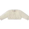 Paz Rodriguez - Baby Girl Knit Newborn Cardigan Pio Pio, Mist Pink/Cream - cutbabycare.com | baby boutique & care hub* Cheap