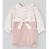 Paz Rodriguez - Baby Knit Newborn Romper Hadas, Powder Pink - cutbabycare.com | baby boutique & care hub* Clearance
