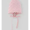Paz Rodriguez - Baby Knit Newborn Bonnet, Chalk Pink - cutbabycare.com | baby boutique & care hub* Online
