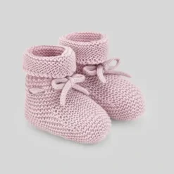 Paz Rodriguez - Baby Knit Newborn Booties, Magnolia - cutbabycare.com | baby boutique & care hub* Cheap