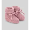 Paz Rodriguez - Baby Knit Newborn Booties Esencial, Makeup Pink - cutbabycare.com | baby boutique & care hub* Store