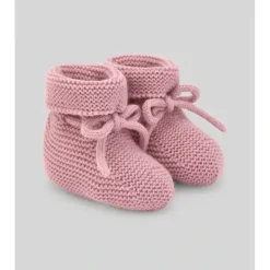 Paz Rodriguez - Baby Knit Newborn Booties Esencial, Makeup Pink - cutbabycare.com | baby boutique & care hub* Store