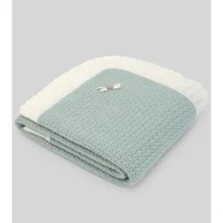 Paz Rodriguez - Baby Knit Newborn Blanket Shawl Ruiseor, Chalk Pink/Nacar - cutbabycare.com | baby boutique & care hub* Best Sale