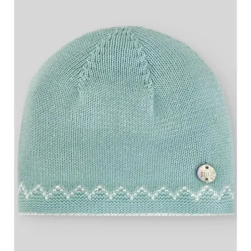Paz Rodriguez - Baby Knit Newborn Hat Iris, Cream/Beige - cutbabycare.com | baby boutique & care hub* Fashion