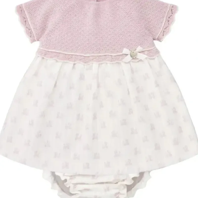 Paz Rodriguez - 2Pk Baby Set Dress & Diaper Cover, Magnolia - cutbabycare.com | baby boutique & care hub* Cheap