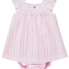 Paz Rodriguez - 2Pk Baby Set Dress With Diaper Cover, Chalk Pink/White - cutbabycare.com | baby boutique & care hub* Sale