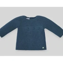 Paz Rodriguez - Take Me Home Set Knit Sweater & Leggins Teddy, Lead Blue - cutbabycare.com | baby boutique & care hub* Best Sale