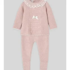 Paz Rodriguez - Take Me Home Set Sweater & Leggins Set Hadas, Powder Pink/Beige - cutbabycare.com | baby boutique & care hub* Online