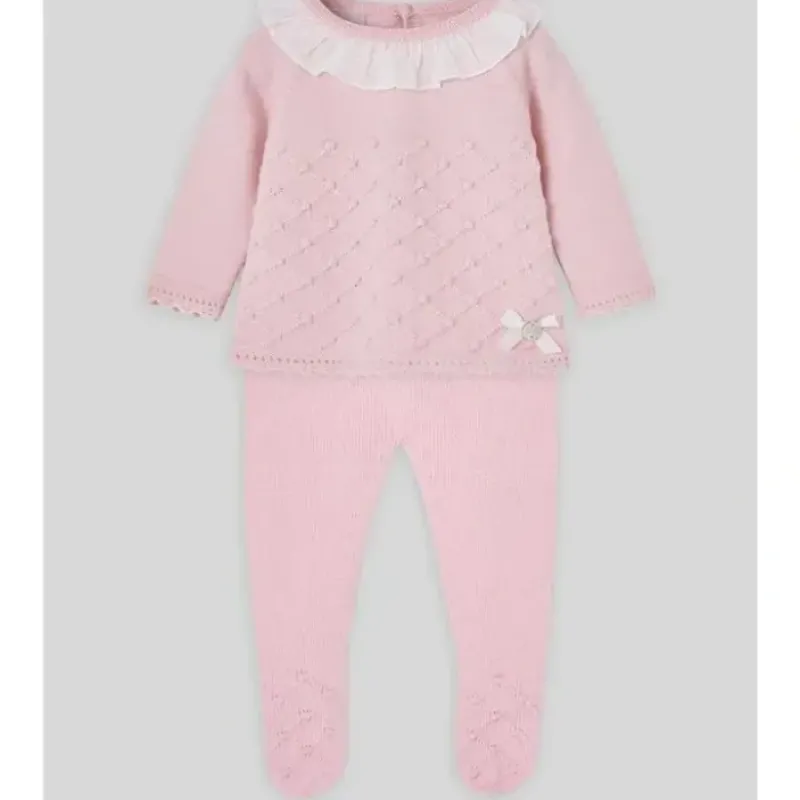 Paz Rodriguez - Take Me Home Set Sweater & Leggins Set Glaciar, Chalk Pink - cutbabycare.com | baby boutique & care hub* Sale