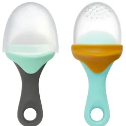 Shop All|2pc Boon Pulp Silicone Feeder Fruit/Vegetable Pacifier Baby 6m+ Mint/Charcoal - cutbabycare.com | baby boutique & care hub