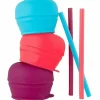 Shop All|3pc Boon Snug Straw Baby/Girl/12m+/Infant Universal Cup Cover/Lid Pink/Blue/PP - cutbabycare.com | baby boutique & care hub