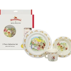 Shop All|3pc Bunnykins Playing Melamine Dinner Plate/Cup/Bowl Round Feeding Set 18m+ Red - cutbabycare.com | baby boutique & care hub