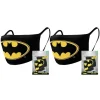 Shop All|4pc DC Comics Batman Logo Themed Fabric Reusable Mask/Face Covering Yellow/Black - cutbabycare.com | baby boutique & care hub