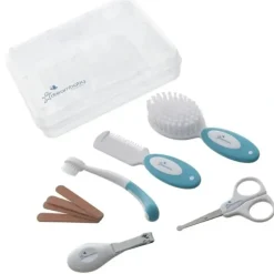 Health Safety|10pc dreambaby Baby Essential Grooming Kit Toothbrush/Hair Brush/Comb Aqua 0m+ - cutbabycare.com | baby boutique & care hub