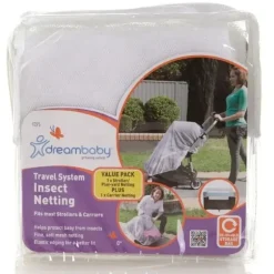 Stroller|2pc dreambaby Travel System Insect Netting Baby 0m+ For Stroller/Carriers White - cutbabycare.com | baby boutique & care hub