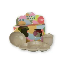 Shop All|3pc EcoSouLife Reusable Rice Husk Baby/Infant Bowl/Plate/Cup Feeding Utensils - cutbabycare.com | baby boutique & care hub