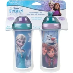 Shop All|2pc Frozen 18cm Insulated Kid/Toddler Sippy/Drink 266ml BPA Free Cup/Bottle 12m+ - cutbabycare.com | baby boutique & care hub