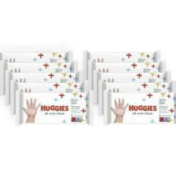 Shop All|560pc Huggies Baby Dirt & Germ Removing Face Nappy Wet Wipes All Over Cleansing - cutbabycare.com | baby boutique & care hub